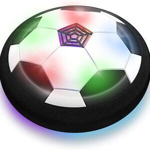 LED Hover Soccer Ball Air Power Training PlayingFootball Indoor Outdoor Game